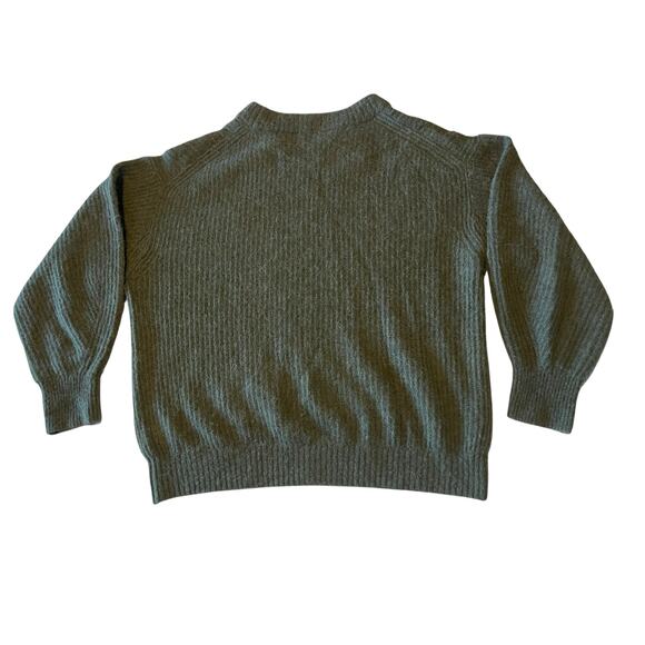 Everlane The Cocoon Crew in Alpaca & Wool Sweater KALAMATA Green Women’s Size XL - Picture 6 of 6